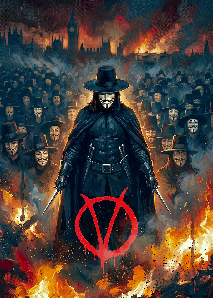 V for Vendetta Revolution Poster