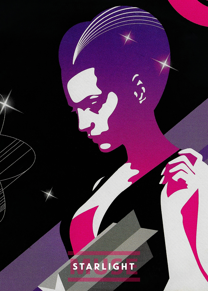 Muse Starlight Minimalist Poster