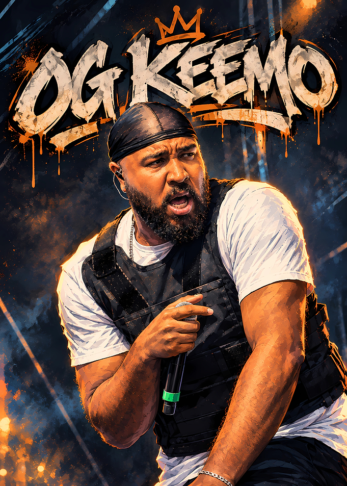 OG Keemo Rap Artist Poster