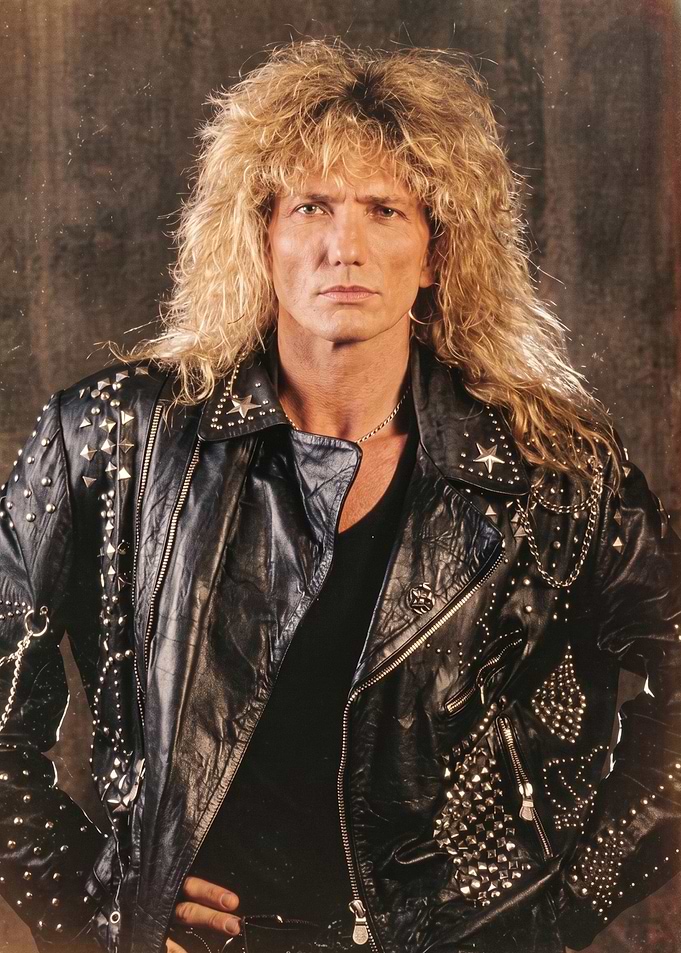 David Coverdale 1980s Rock Portrait