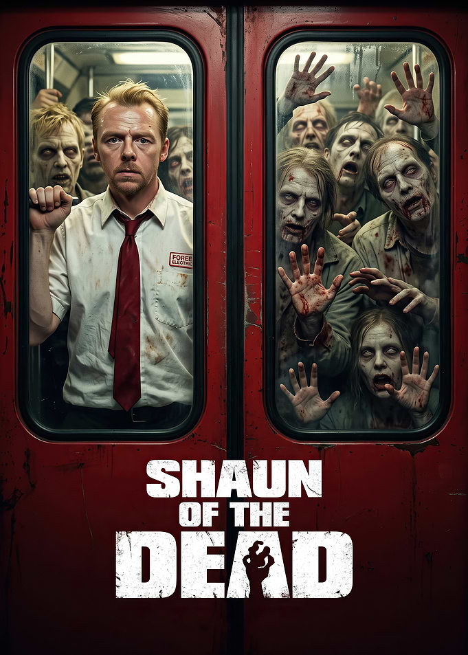 Shaun of the Dead Subway Poster