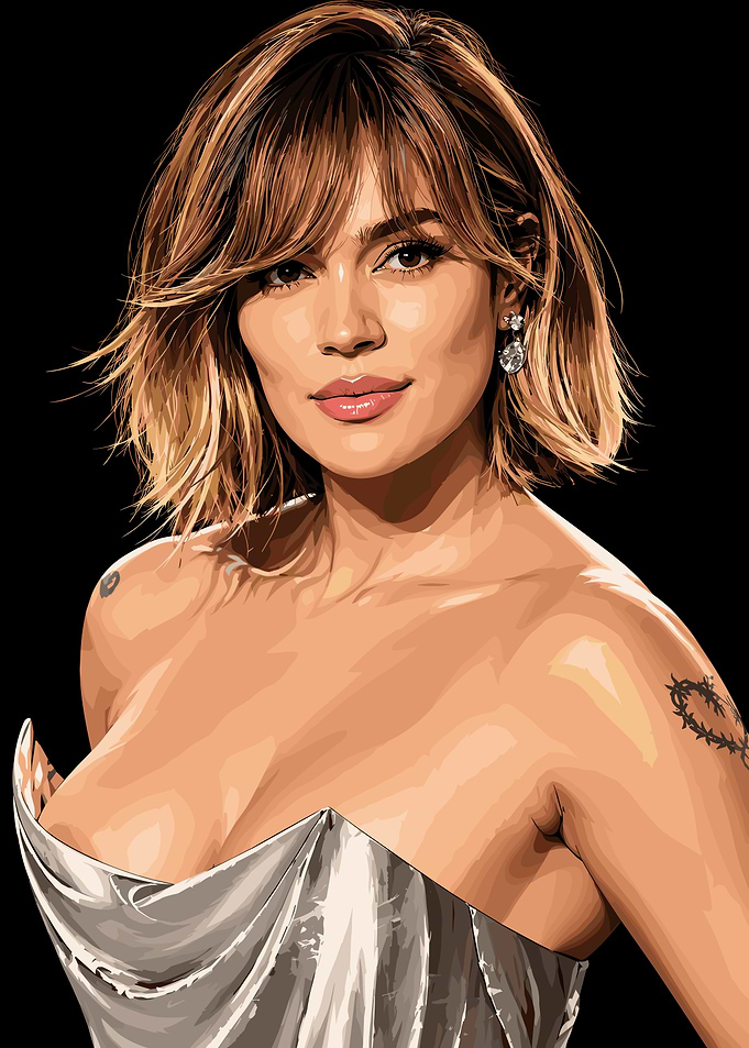 Karol G Digital Portrait