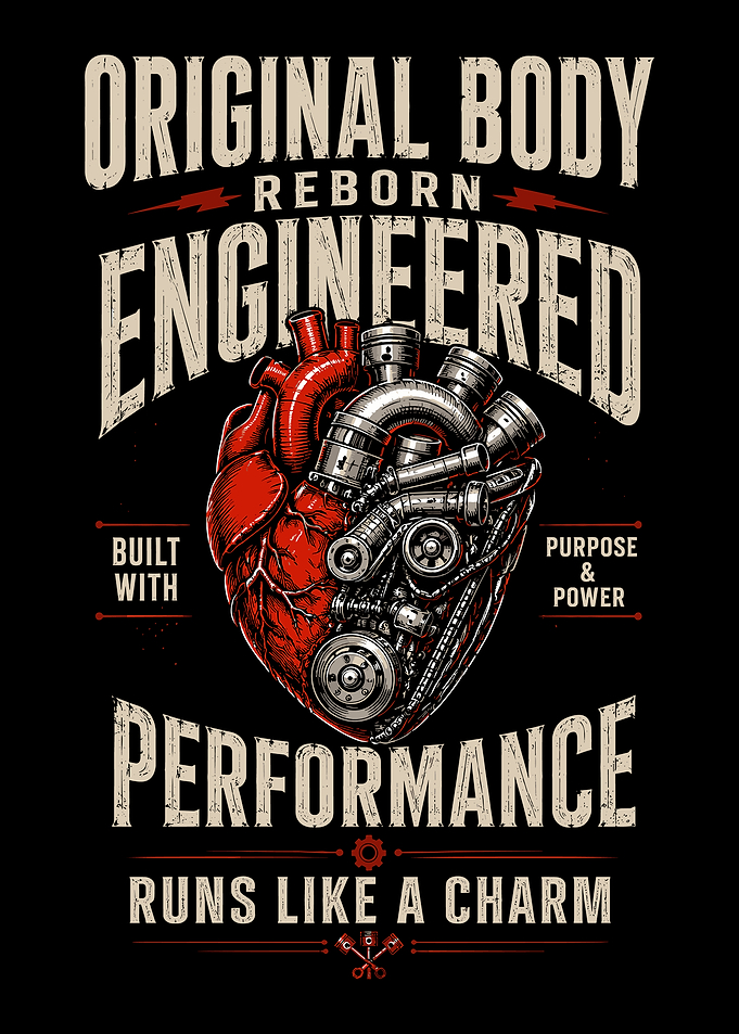 Mechanical Heart Engine Performance Poster