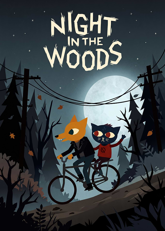 Night in the Woods Game Poster