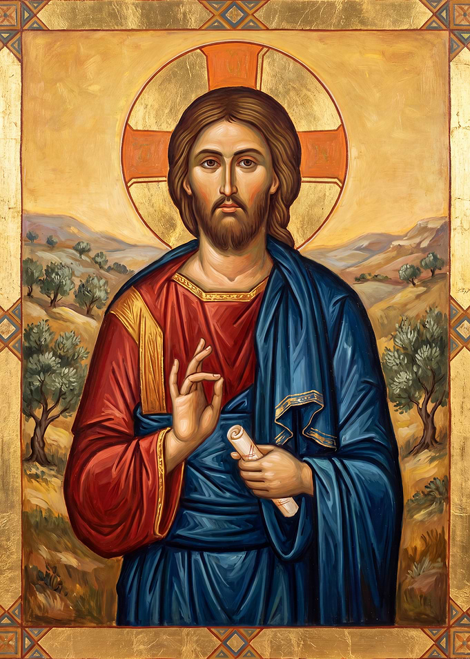 Icon of Jesus Christ Pantocrator