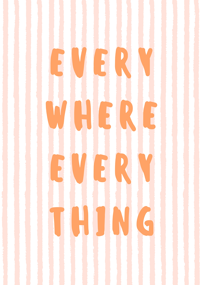Everywhere Every Thing Inspirational Wall Art
