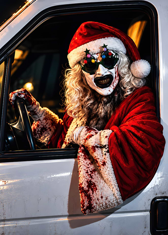 Terrifier Bloody Santa Claus Driver