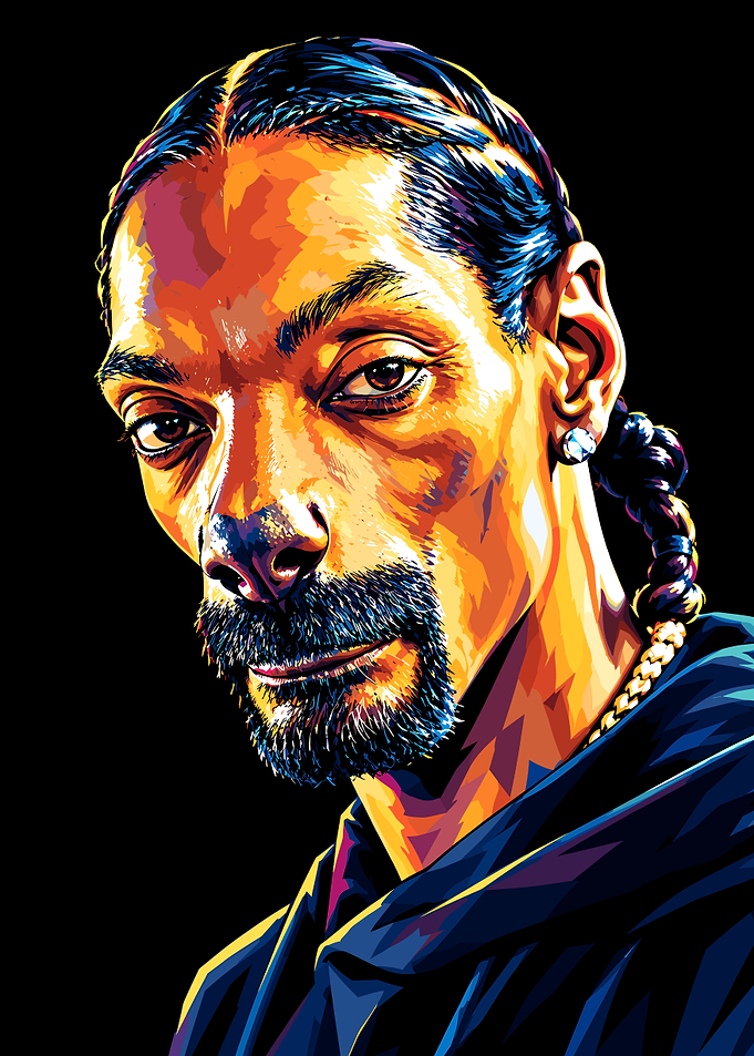 Snoop Dogg Pop Art Portrait