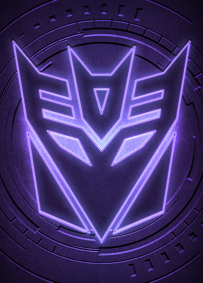 Decepticons Insignia - Neon Glow