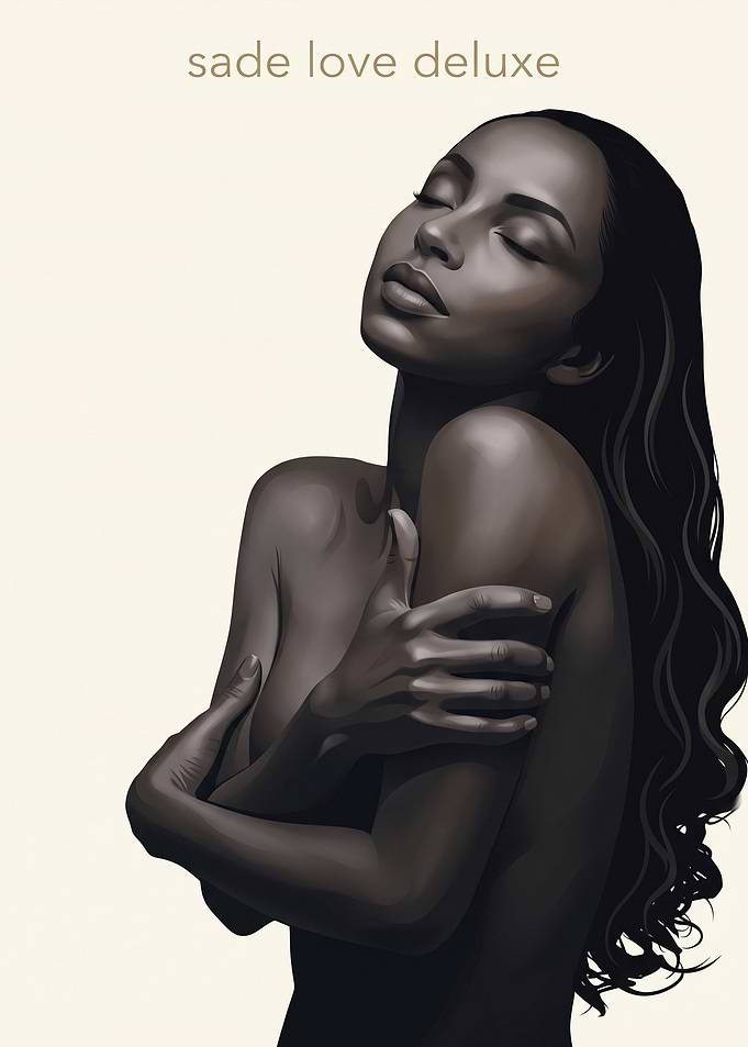 Sade Love Deluxe Album Art Poster