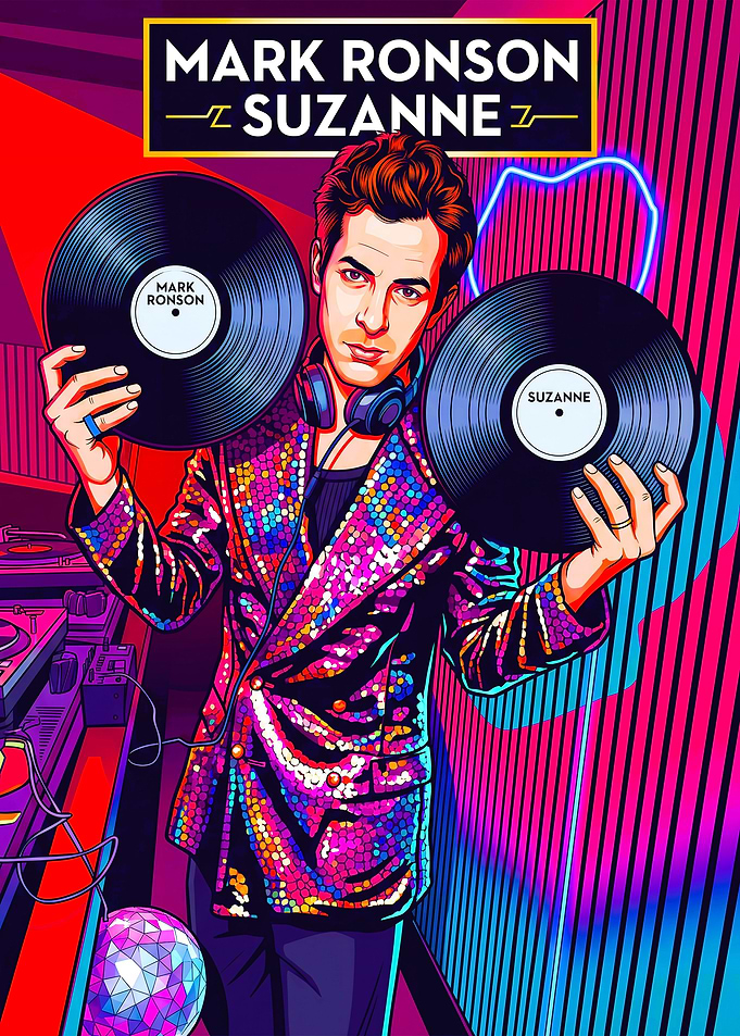 Mark Ronson Suzanne Music Poster