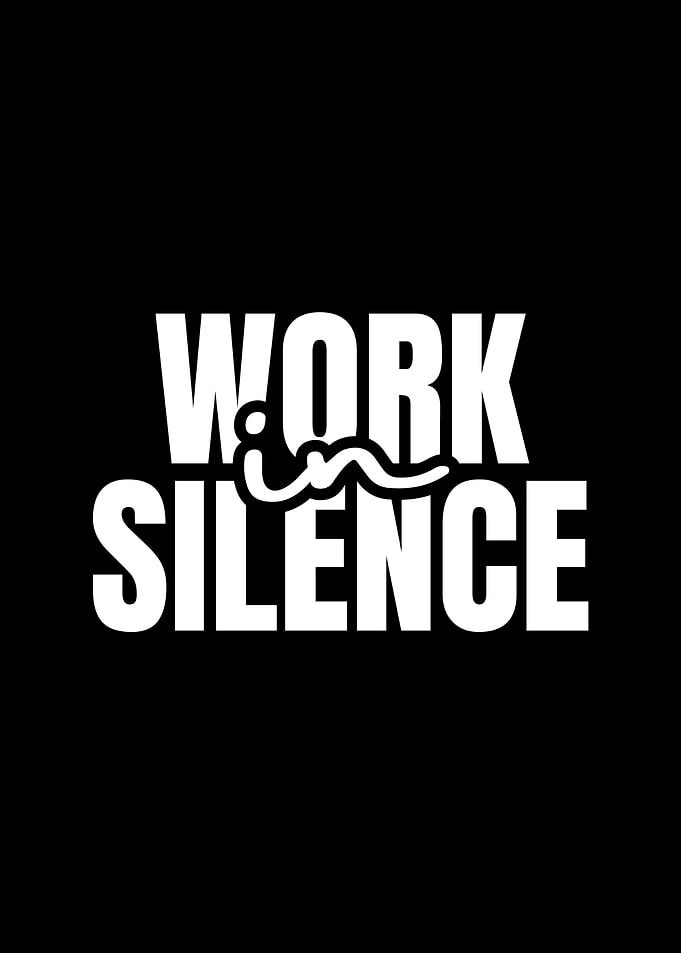 Work in Silence Motivational Quote