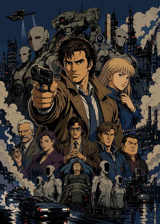 Snatcher CD-ROMantic Action Ensemble Poster