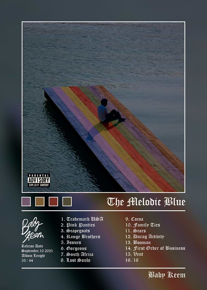 Baby Keem The Melodic Blue Poster