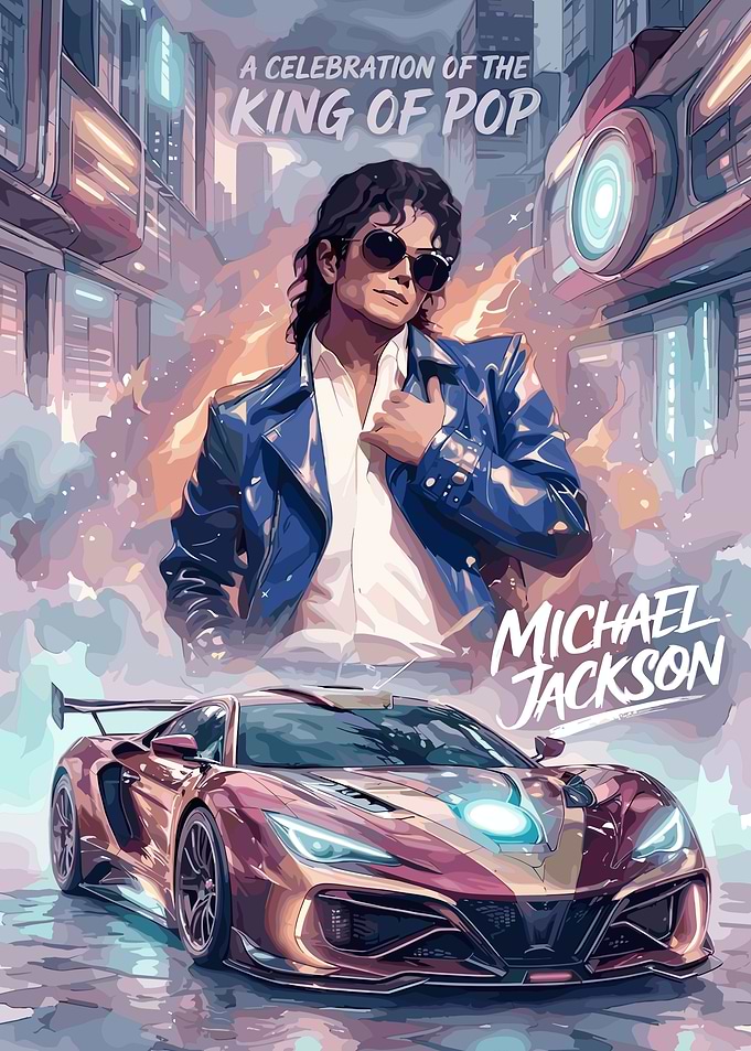 Michael Jackson King of Pop Poster