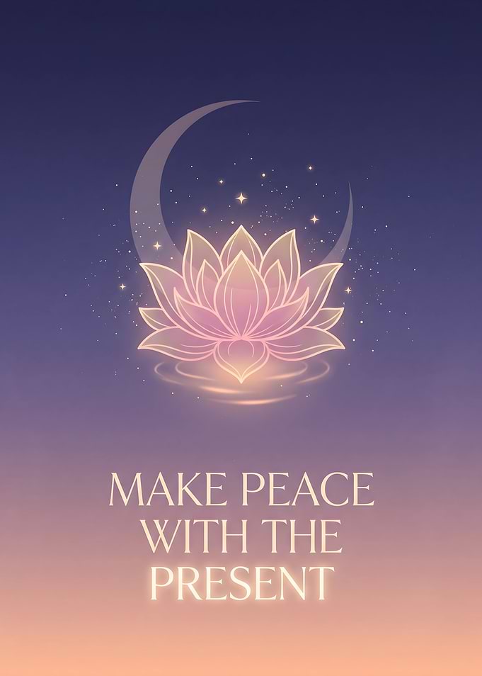 Make Peace With The Present Zen