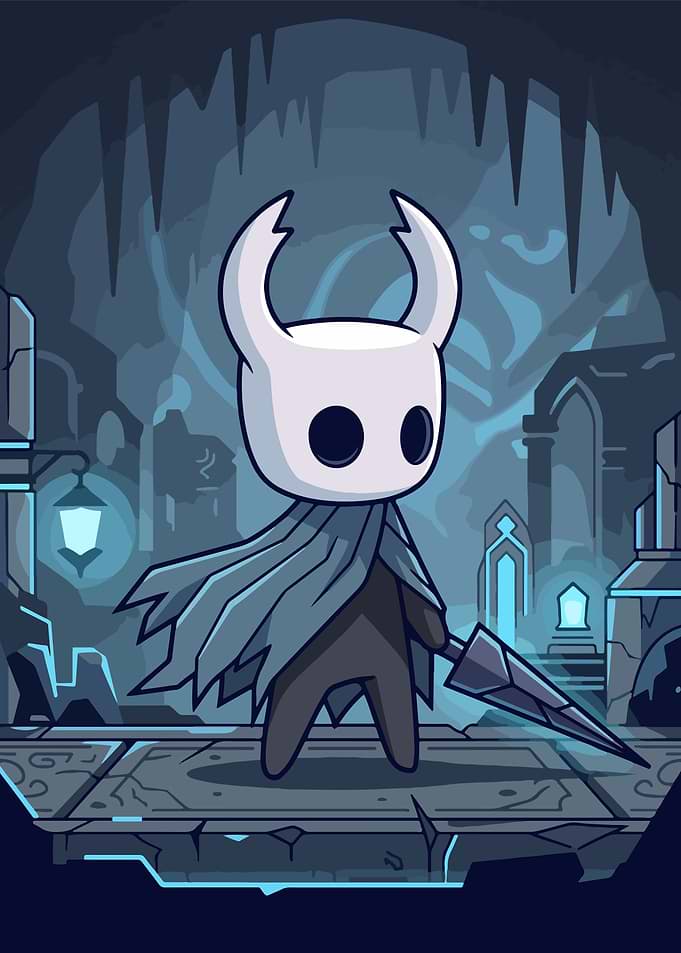 The Knight from Hollow Knight