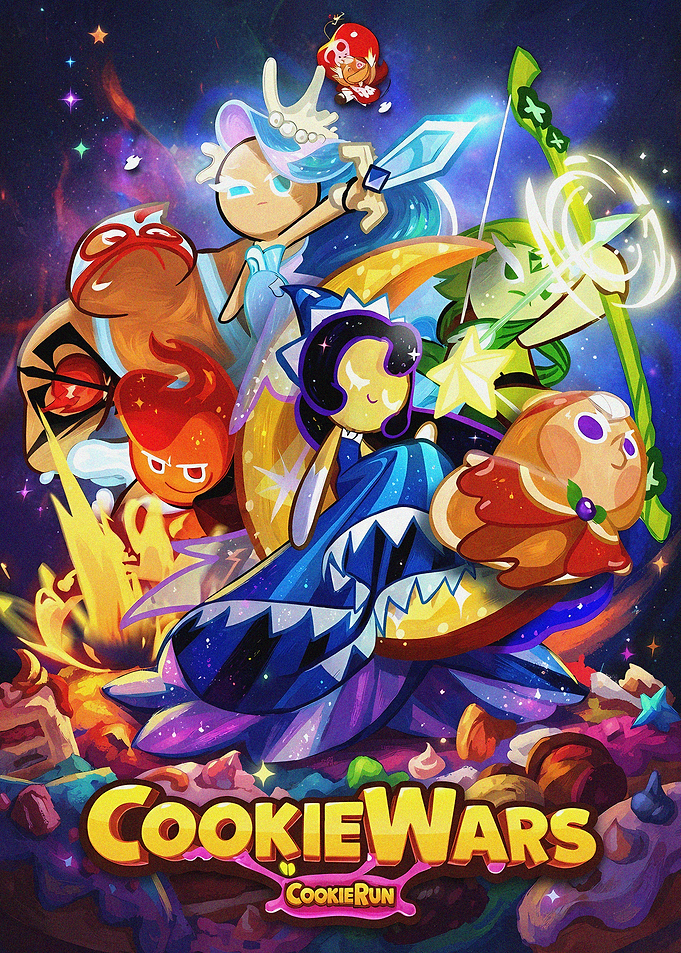 Cookie Wars Cookie Run Game Poster