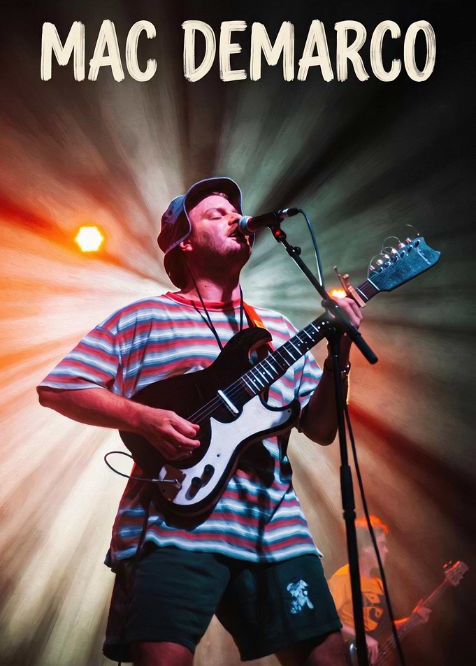 Mac DeMarco Live Concert Poster