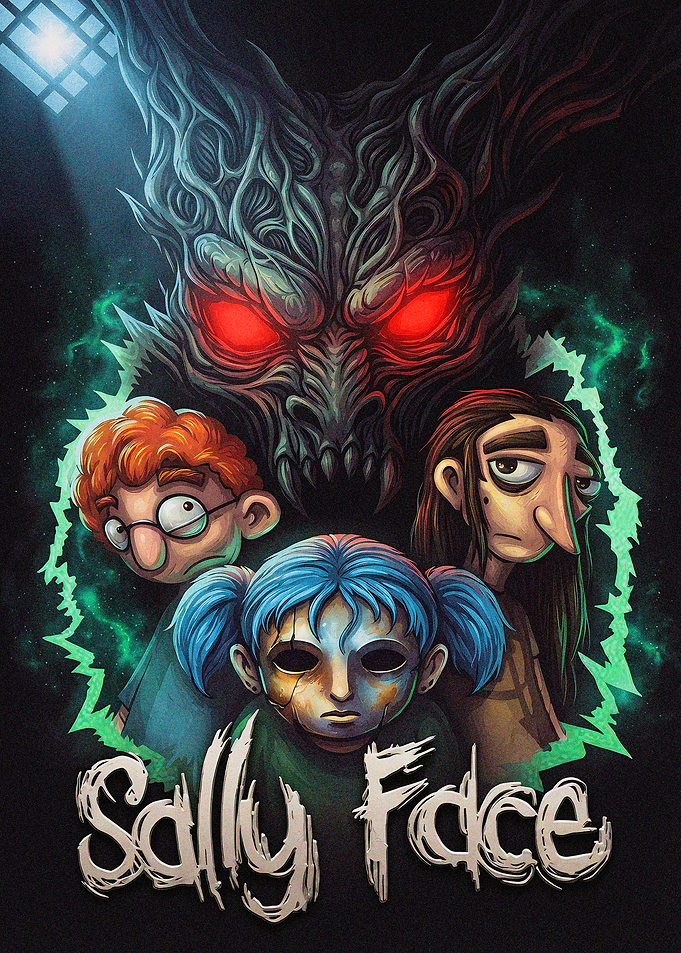 Sally Face Game Poster Art