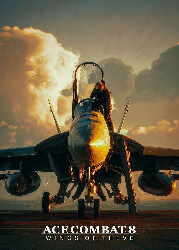 Ace Combat 8 Fighter Jet Poster