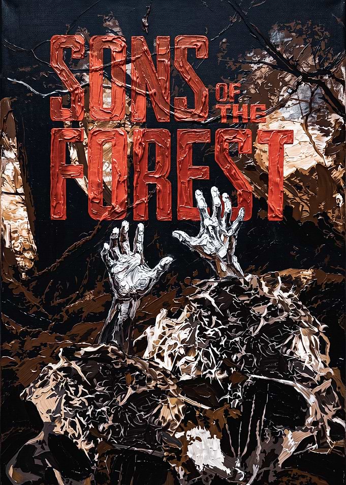 Sons of the Forest Impasto Painting