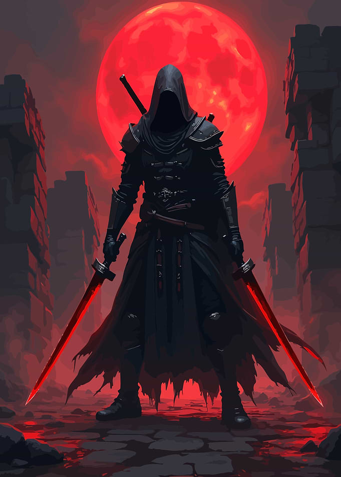 Shadow Assassin of the Blood Moon
