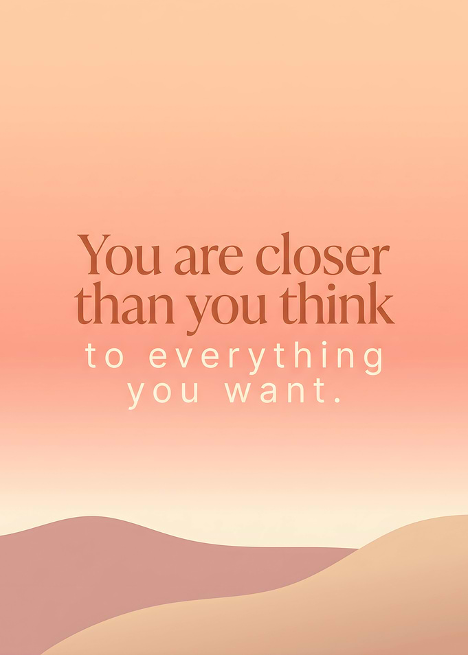 Inspirational Quote Minimalist Wall Art