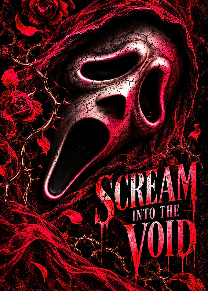 Scream Into The Void Ghostface Poster