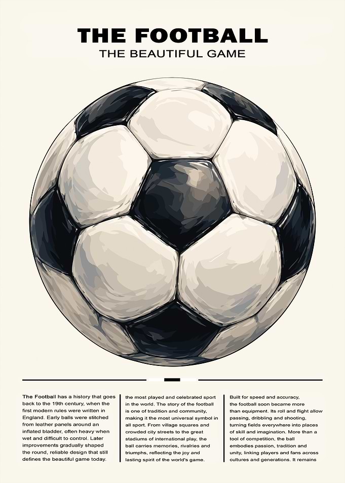 The Football The Beautiful Game Poster