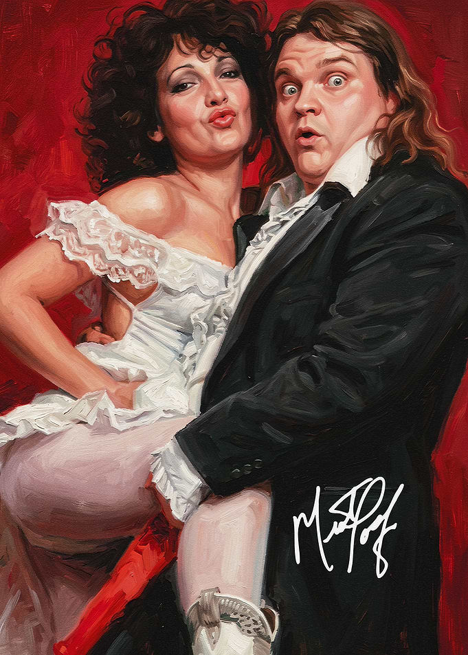 Meat Loaf and Ellen Foley Portrait
