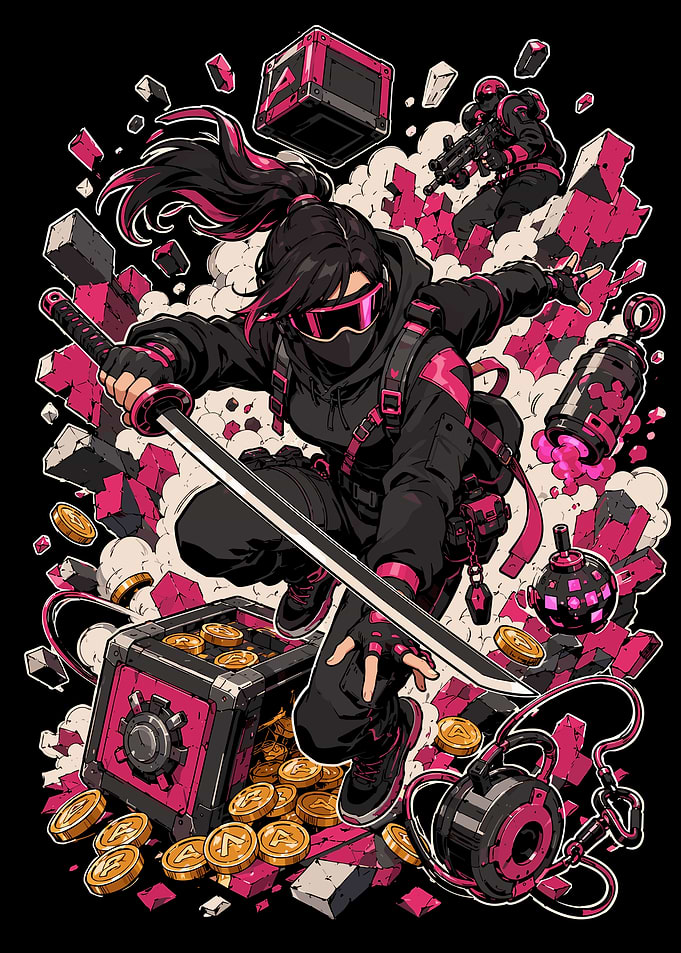 The Finals Ninja Heist Action Illustration