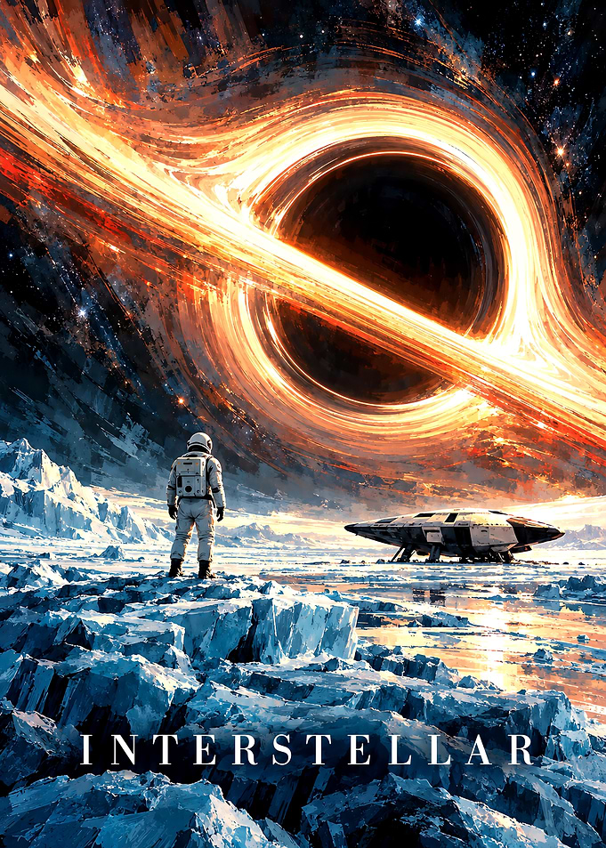Interstellar Movie Poster Art