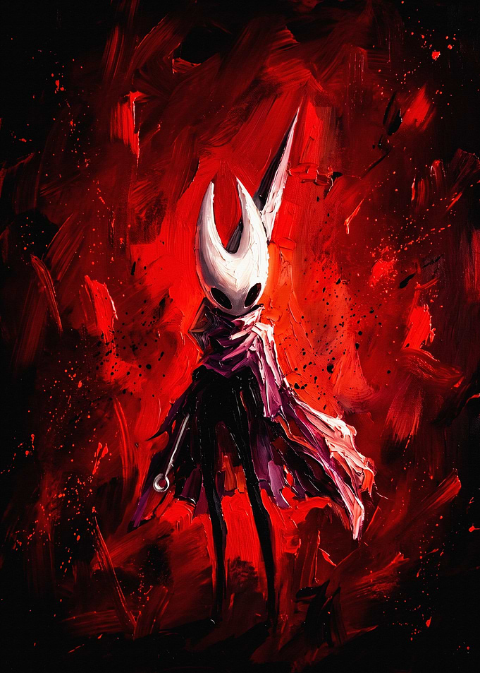 Hornet from Hollow Knight Oil Painting