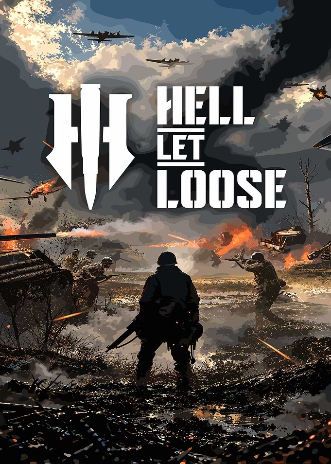 Hell Let Loose World War II Poster