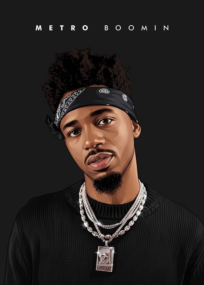 Metro Boomin Digital Portrait