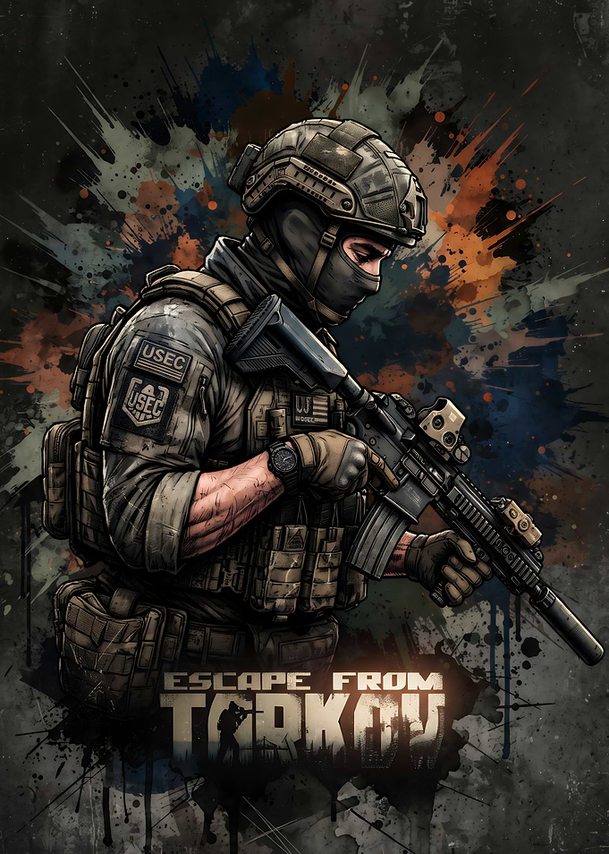 Escape From Tarkov USEC Soldier Art