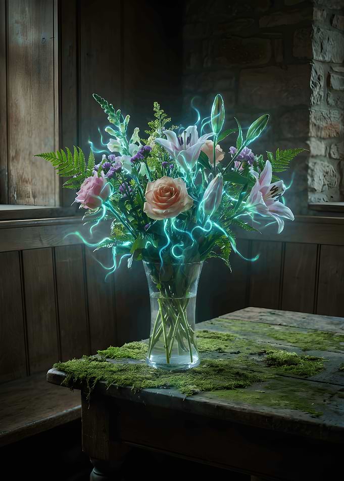 Magical Glowing Flower Bouquet