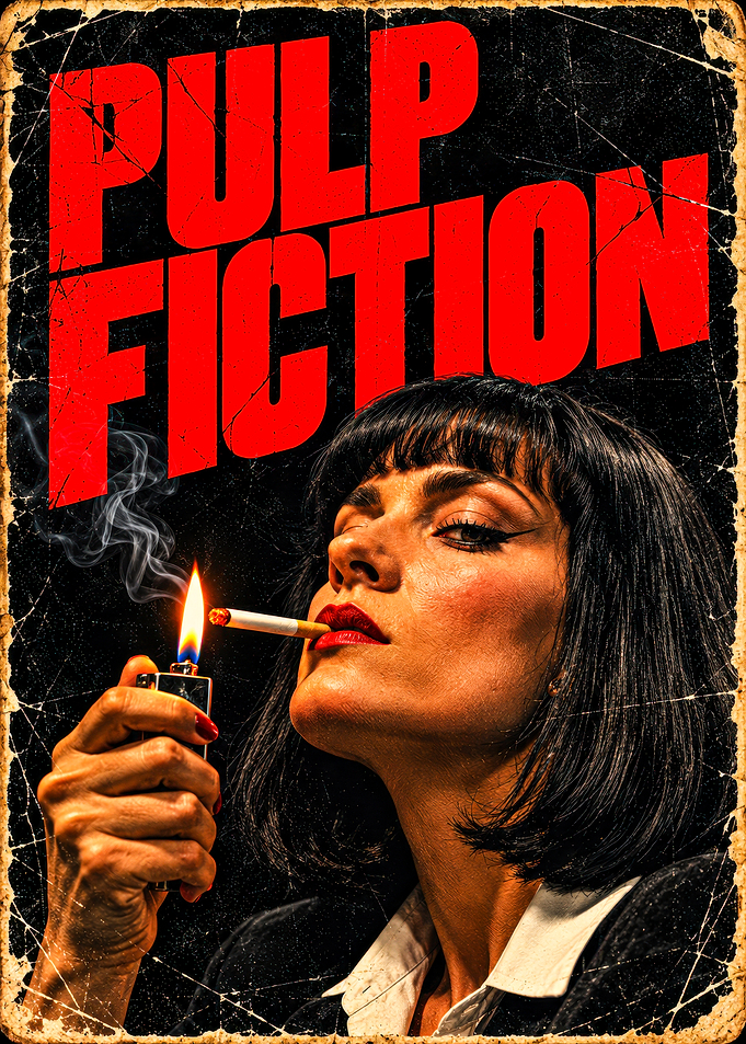 Pulp Fiction Mia Wallace Poster