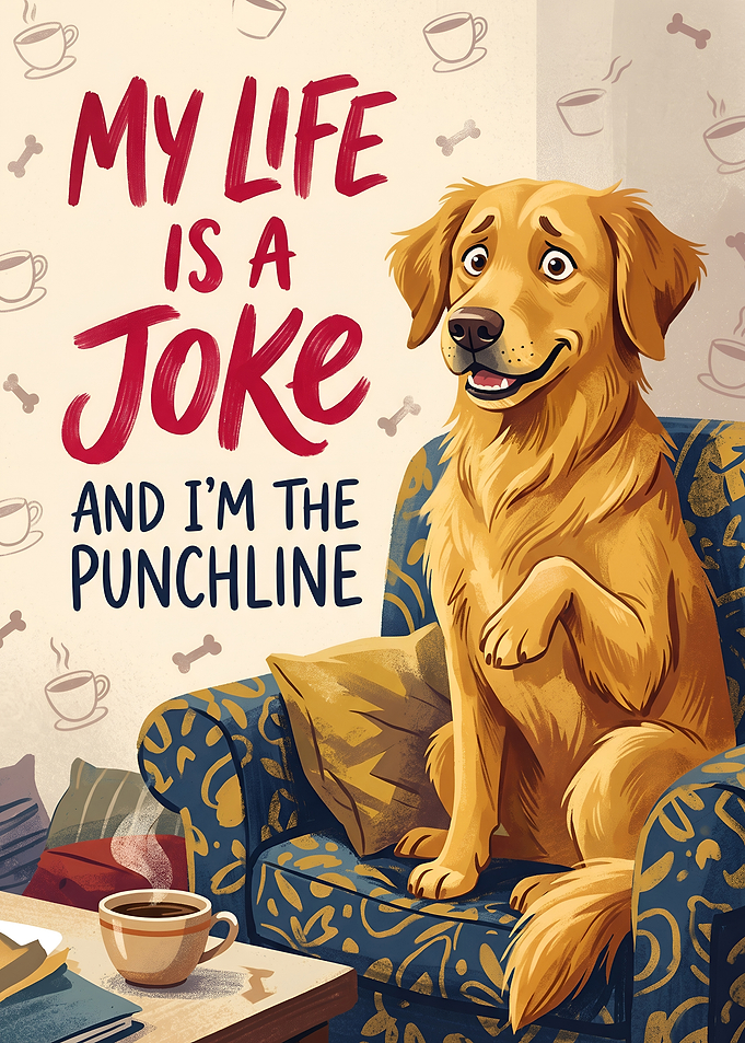 My Life Is A Joke - Dog Meme
