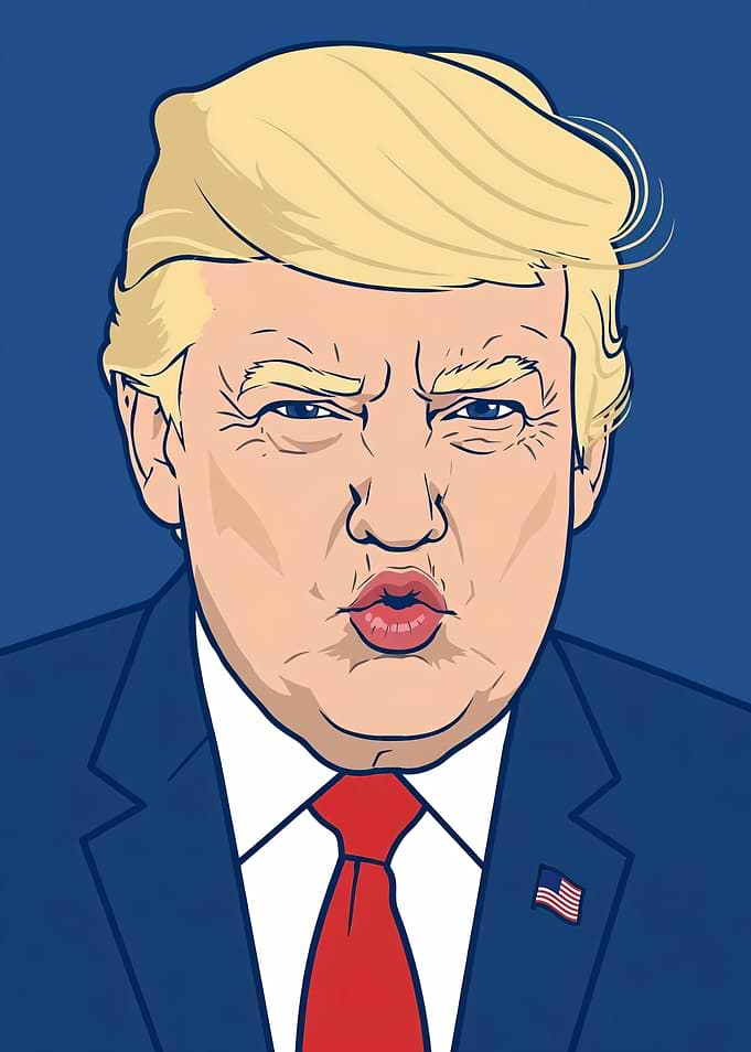 Donald Trump Pop Art Portrait