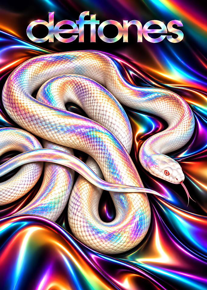 Deftones Iridescent Snake Poster