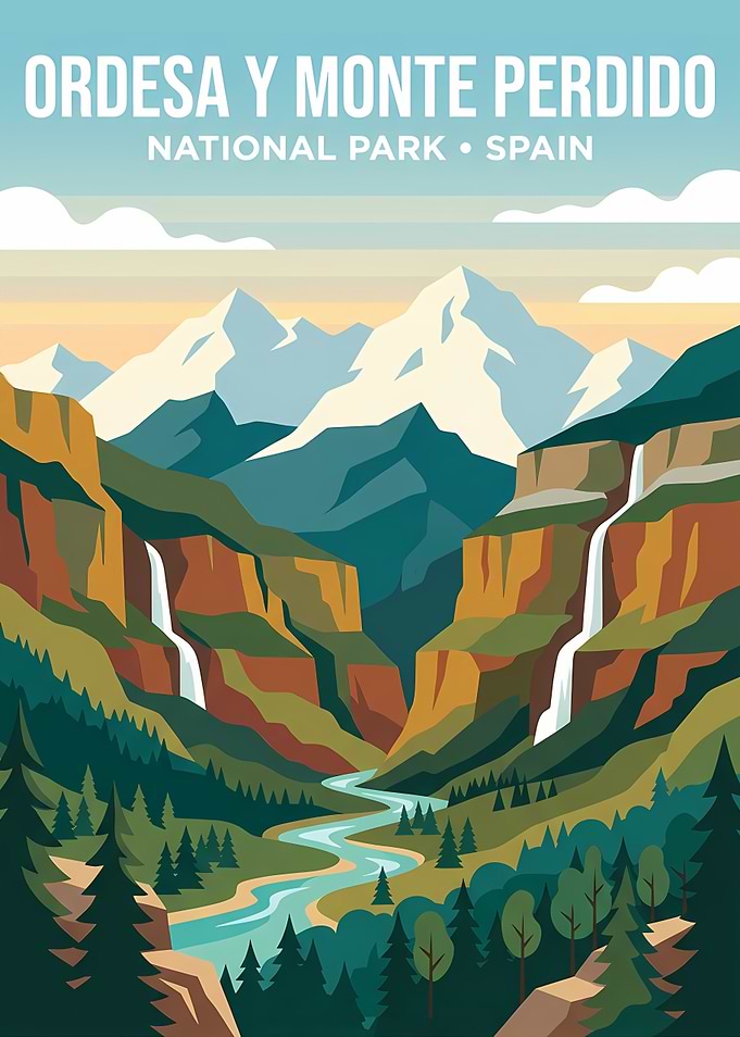 Ordesa y Monte Perdido National Park Poster