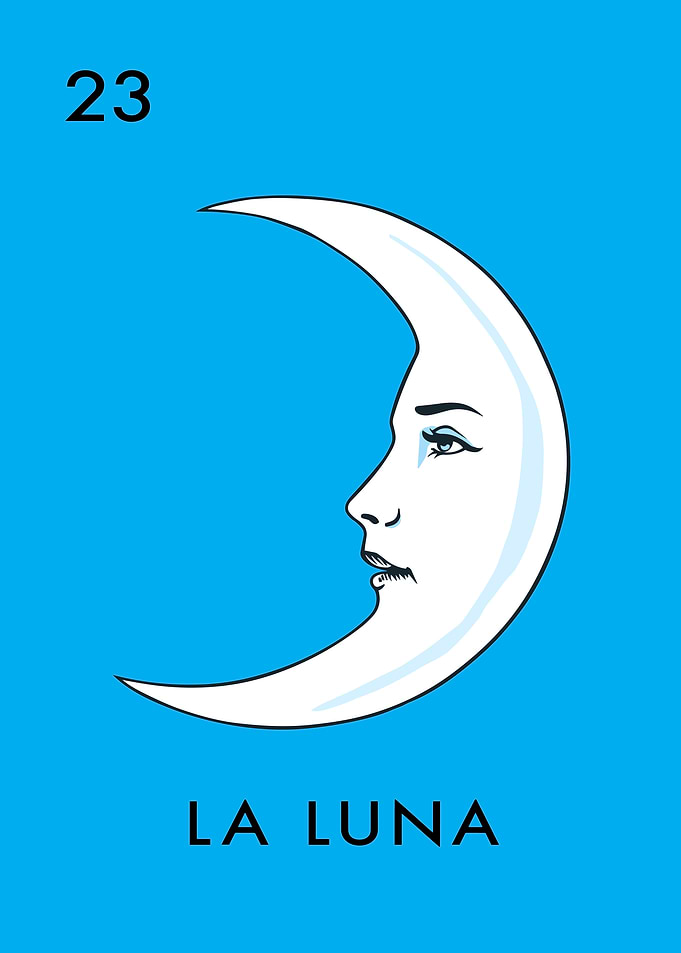La Luna Loteria Card
