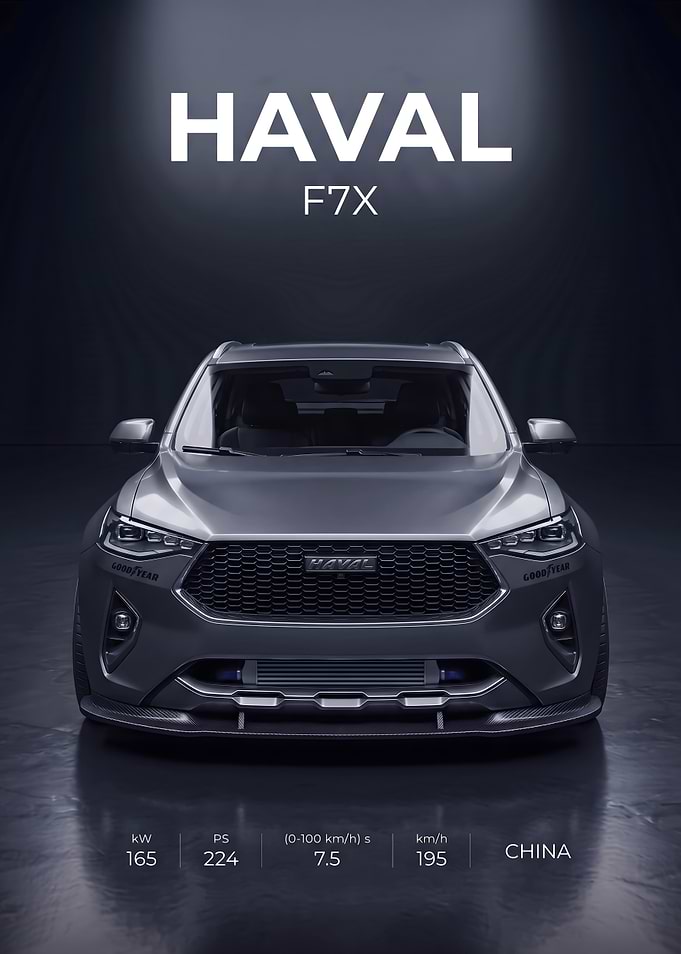Haval F7X SUV Promotional Poster