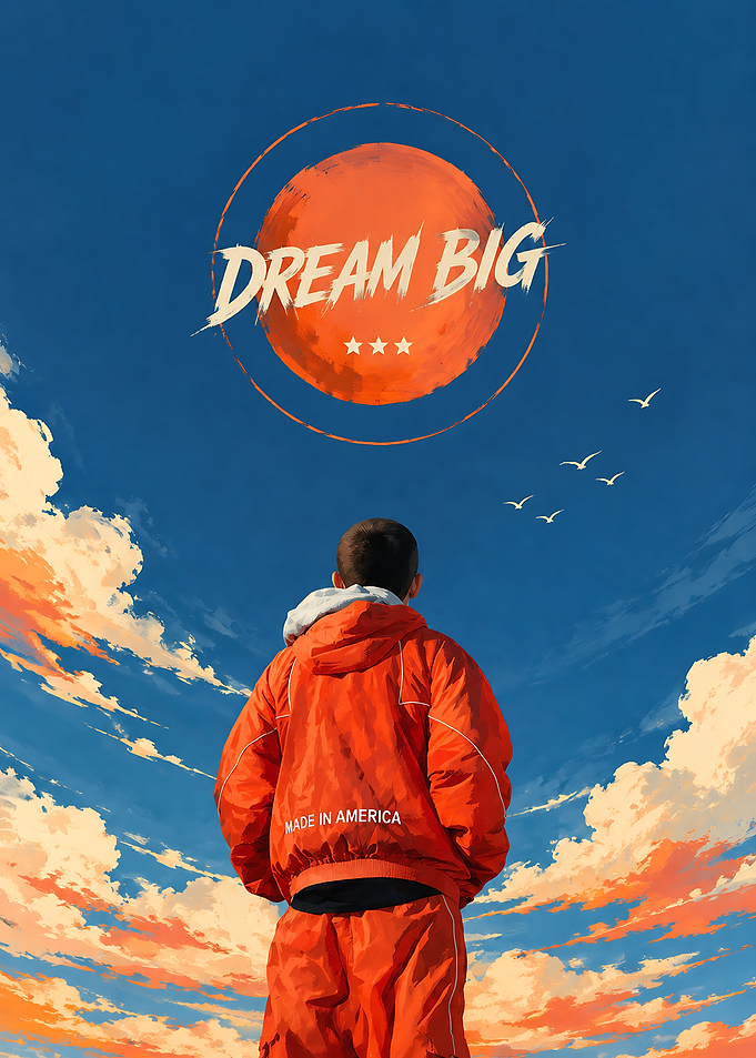 Dream Big Inspirational Art