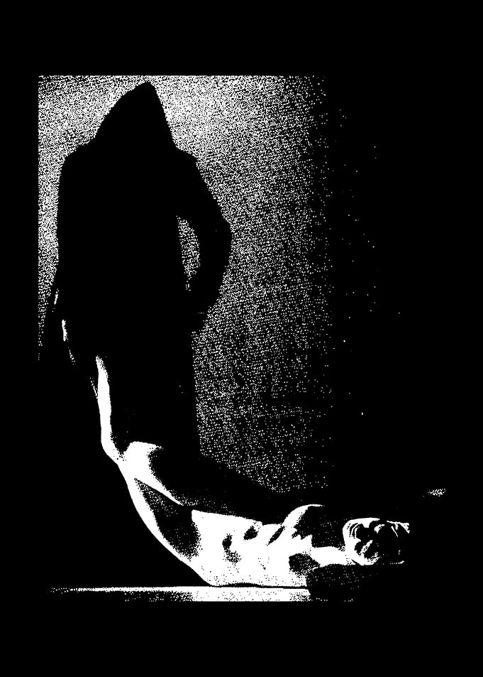 High Contrast Silhouette Figure