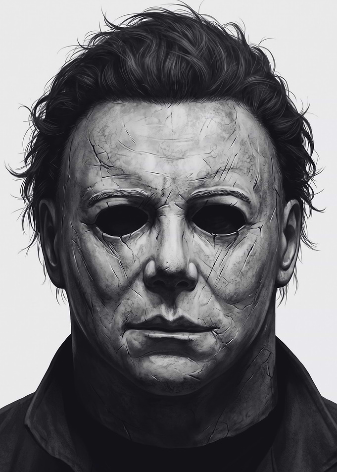 Michael Myers Halloween Horror Portrait