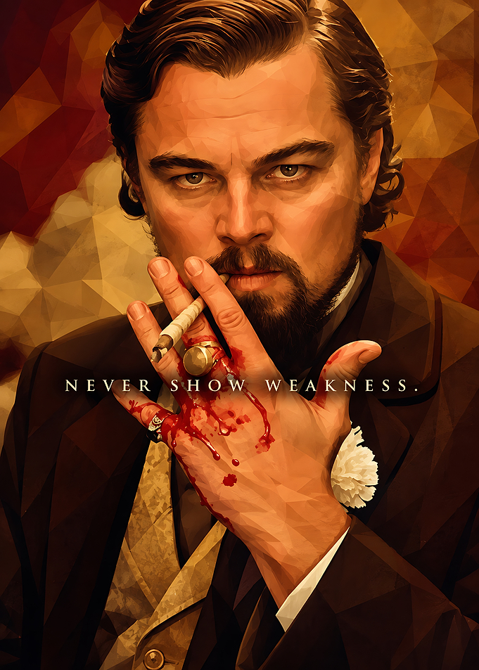 Leonardo DiCaprio as Calvin Candie Poster
