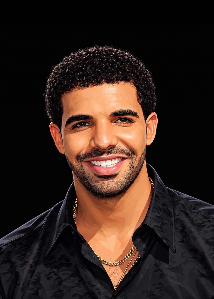 Drake Digital Portrait